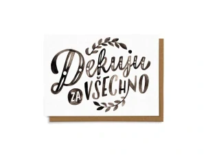 Děkuji za všechno