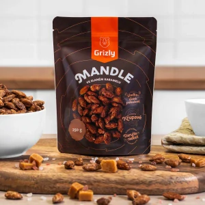Mandle ve slaném karamelu, 250 g