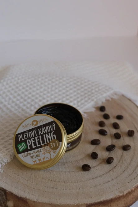 Bio Kávový pleťový peeling 3v1