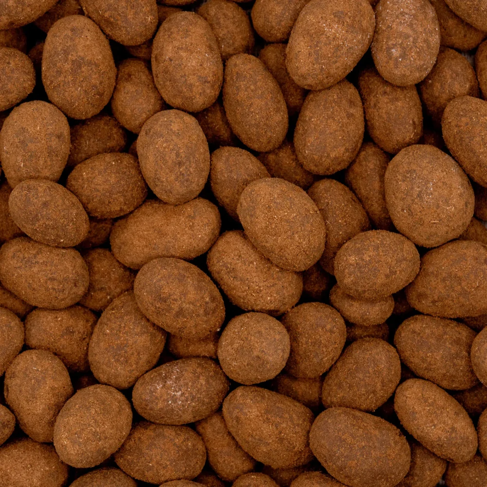 Mandle v mléčné čokoládě se skořicí, 250 g