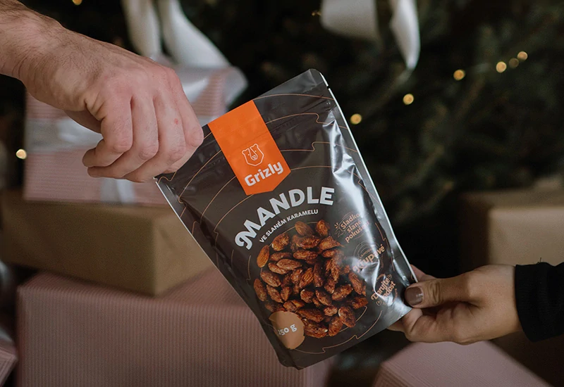 Mandle ve slaném karamelu, 250 g
