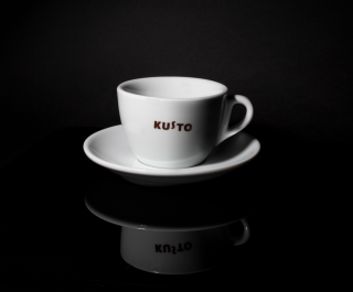 Šálek s podšálkem na CAPPUCCINO